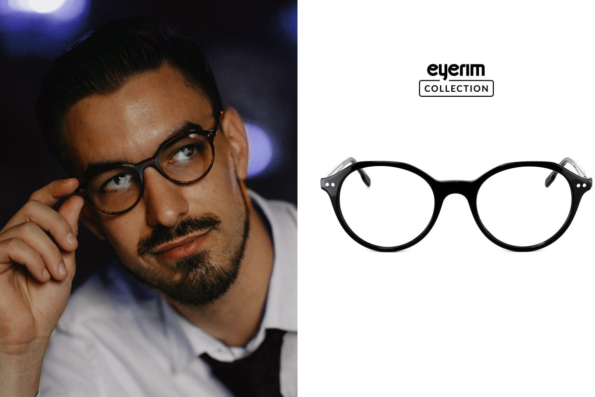 Classic - Valentines gift eyewear for HIM model Martin by eyerim collection prescription glasses